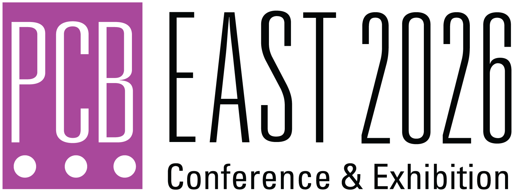 PCB East 2026 (1722px x 645px) Large Logo